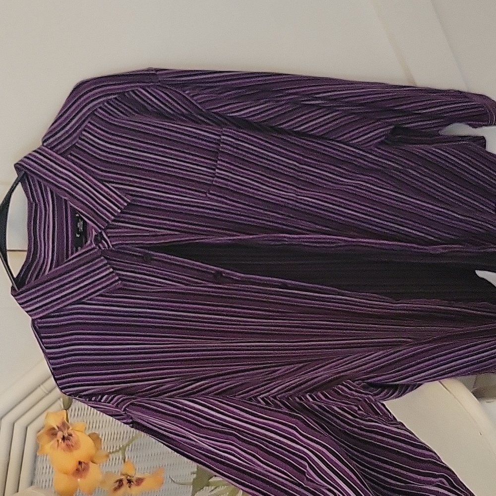 Mens Claiborne Purple Dress Shirt